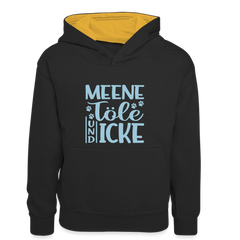 Meene Töle und Icke - Teenager Kontrast-Hoodie