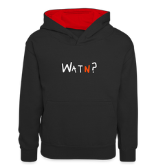 WATN? - Kinder Kontrast-Hoodie