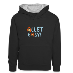 Allet Easy! - Kinder Kontrast-Hoodie
