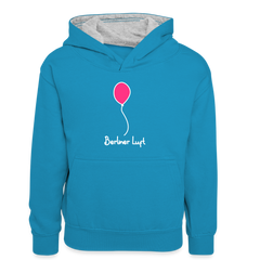Berliner Luftballon - Kinder Kontrast-Hoodie