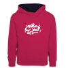 och nüscht jeht schon! - Kinder Kontrast-Hoodie - Pink/Navy