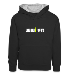 Jewieft! - Kinder Kontrast-Hoodie