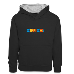 Bombe! - Kinder Kontrast-Hoodie