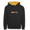 Bombe! - Kinder Kontrast-Hoodie - Schwarz/Gold