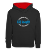 Dit Looft! - Kinder Kontrast-Hoodie - Schwarz/Rot