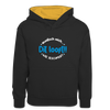 Dit Looft! - Kinder Kontrast-Hoodie - Schwarz/Gold