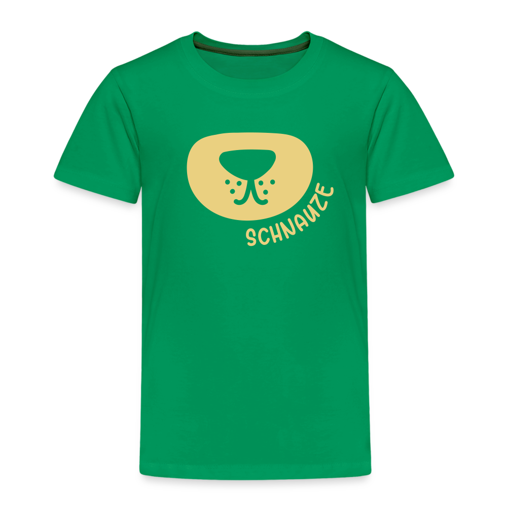 Schnauze - Kinder Premium T-Shirt - Kelly Green