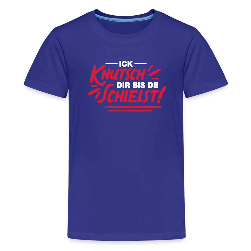 Ick knutsch dir! - Teenager Premium T-Shirt - Königsblau