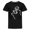 Böser Berliner Bär - Teenager Premium T-Shirt - Schwarz