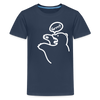 Böser Berliner Bär - Teenager Premium T-Shirt - Navy