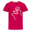 Böser Berliner Bär - Teenager Premium T-Shirt - dunkles Pink