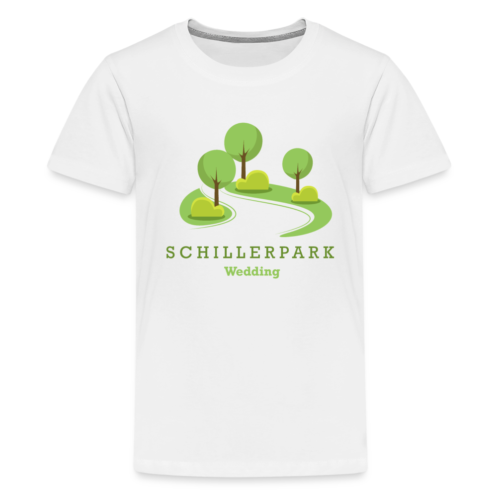 Schillerpark - Teenager Premium T-Shirt - weiß