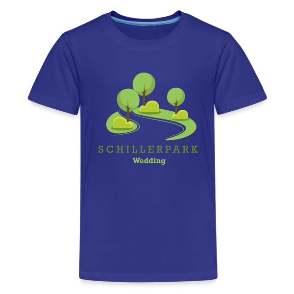 Schillerpark - Teenager Premium T-Shirt - Königsblau