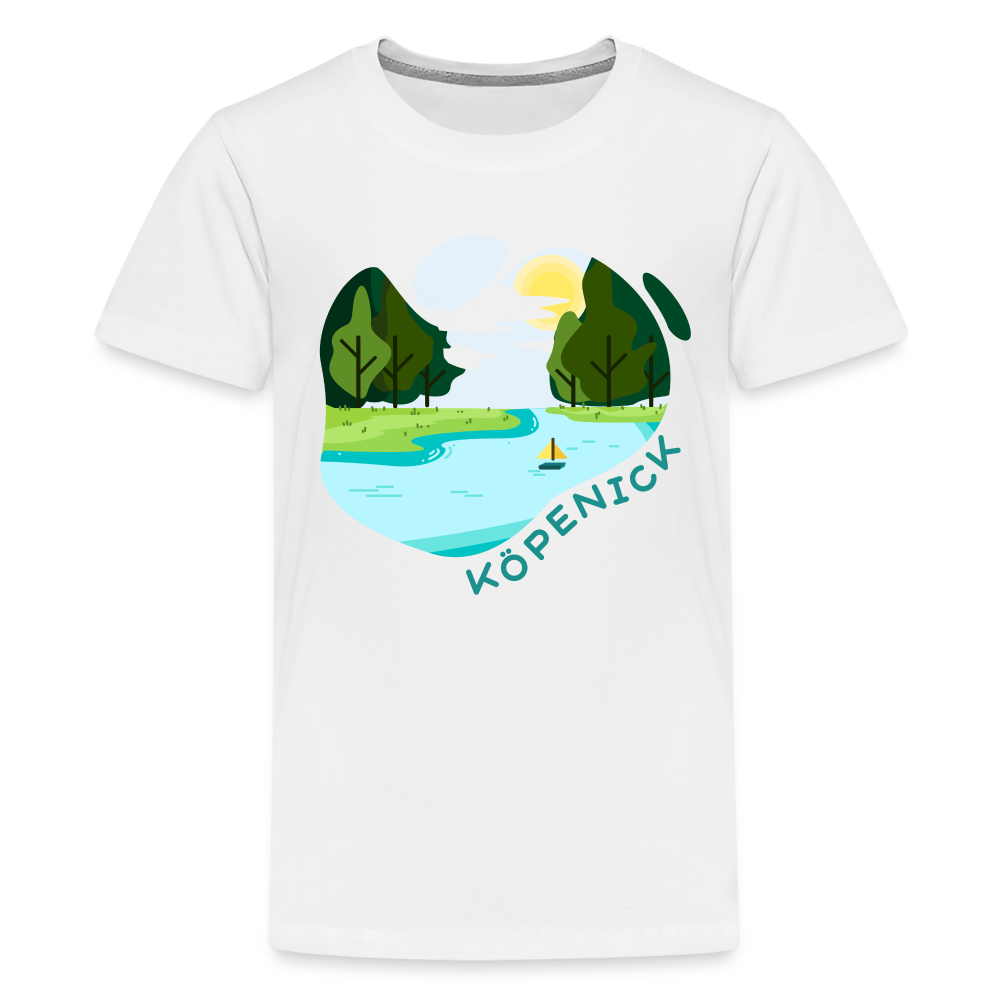 Köpenick am Wasser - Teenager Premium T-Shirt - weiß