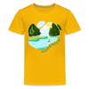 Köpenick am Wasser - Teenager Premium T-Shirt - Sonnengelb