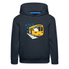 Bär in U-Bahn Kommt - Kinder Premium Hoodie - Navy