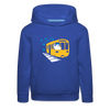 Bär in U-Bahn Kommt - Kinder Premium Hoodie - Royalblau