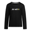 Jeh Weita! - Teenager Langarmshirt - Schwarz