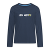Jeh Weita! - Teenager Langarmshirt - Navy