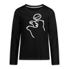Böser Berliner Bär - Teenager Langarmshirt - Schwarz