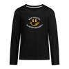 Wat Hast’n Ausjefressen - Teenager Langarmshirt - Schwarz