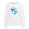 Berliner Bär bei Nacht - Teenager Langarmshirt - weiß