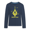 Berlin Stars - Teenager Langarmshirt - Navy