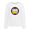 U-Bahntunnel - Teenager Langarmshirt - weiß