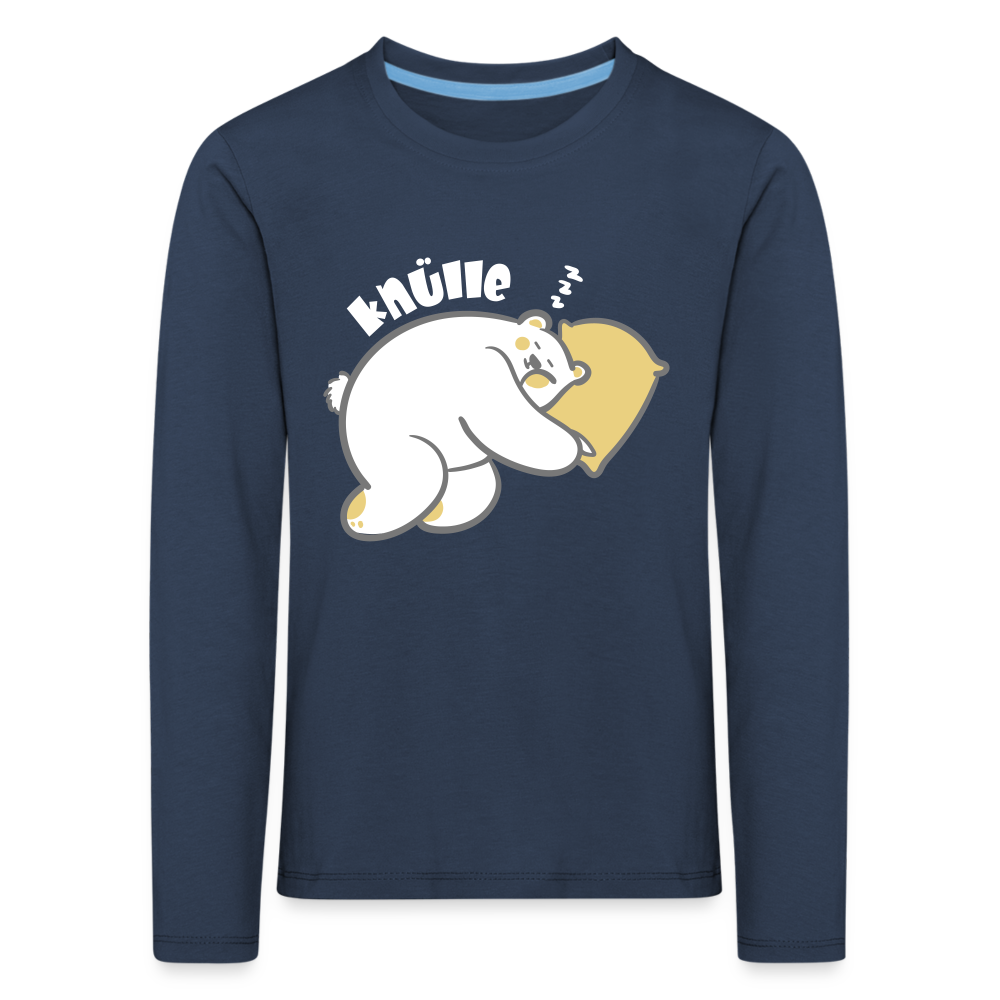 Knülle - Teenager Langarmshirt - Navy