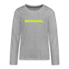 Bengel - Teenager Langarmshirt - Grau meliert