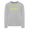 Bengel - Teenager Langarmshirt - Grau meliert