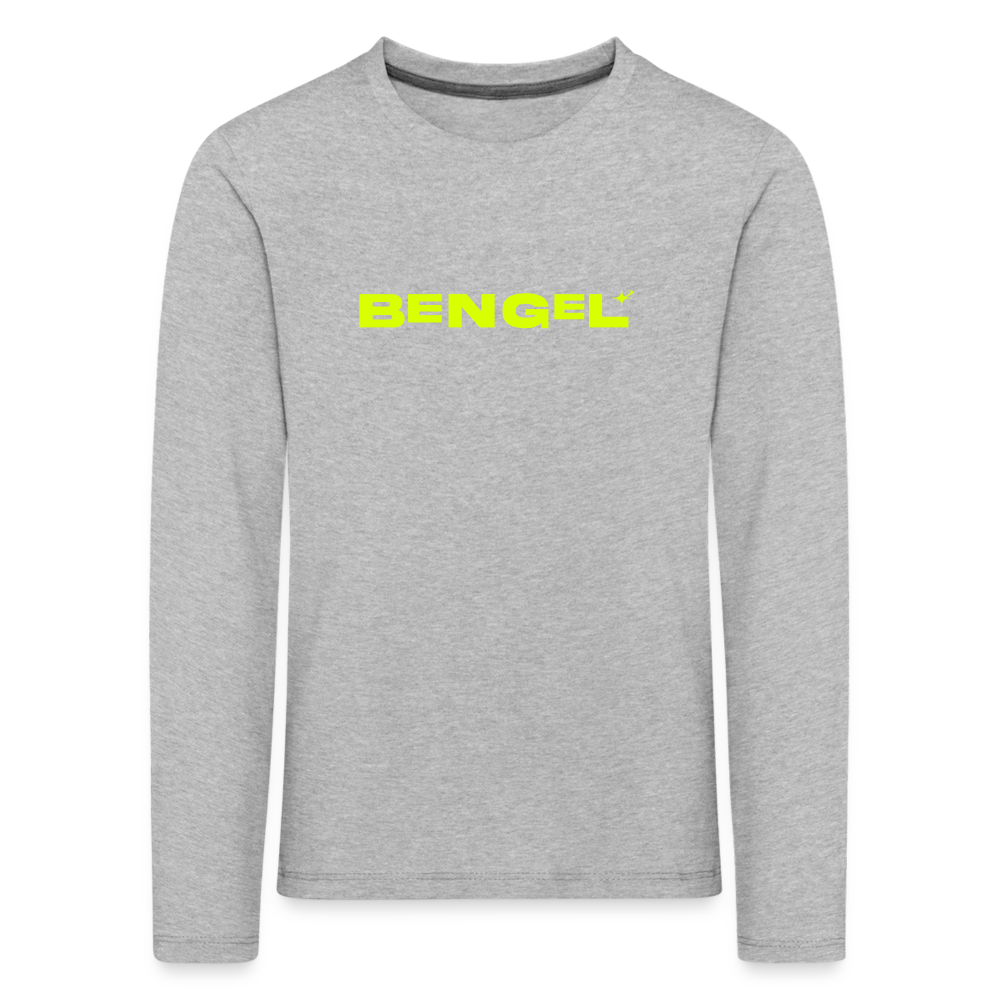 Bengel - Teenager Langarmshirt - Grau meliert