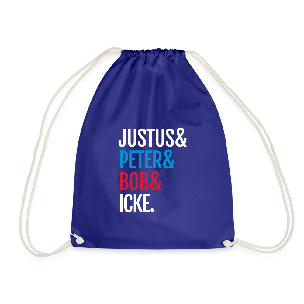 Justus & Peter & Bob & Icke - Turnbeutel - Königsblau
