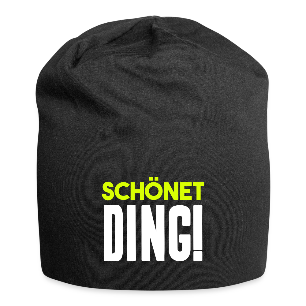 schönet Ding! - Jersey Beanie - Schwarz