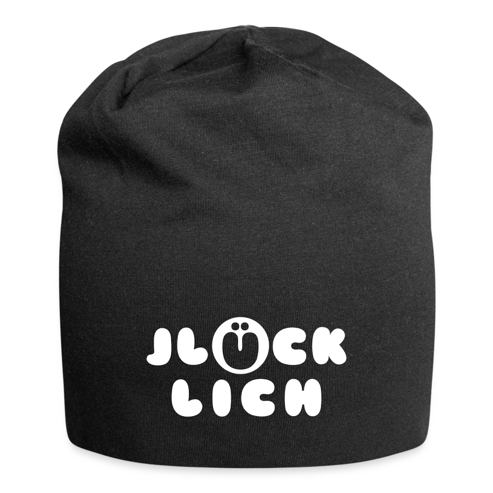 Jlücklich - Jersey Beanie - Schwarz