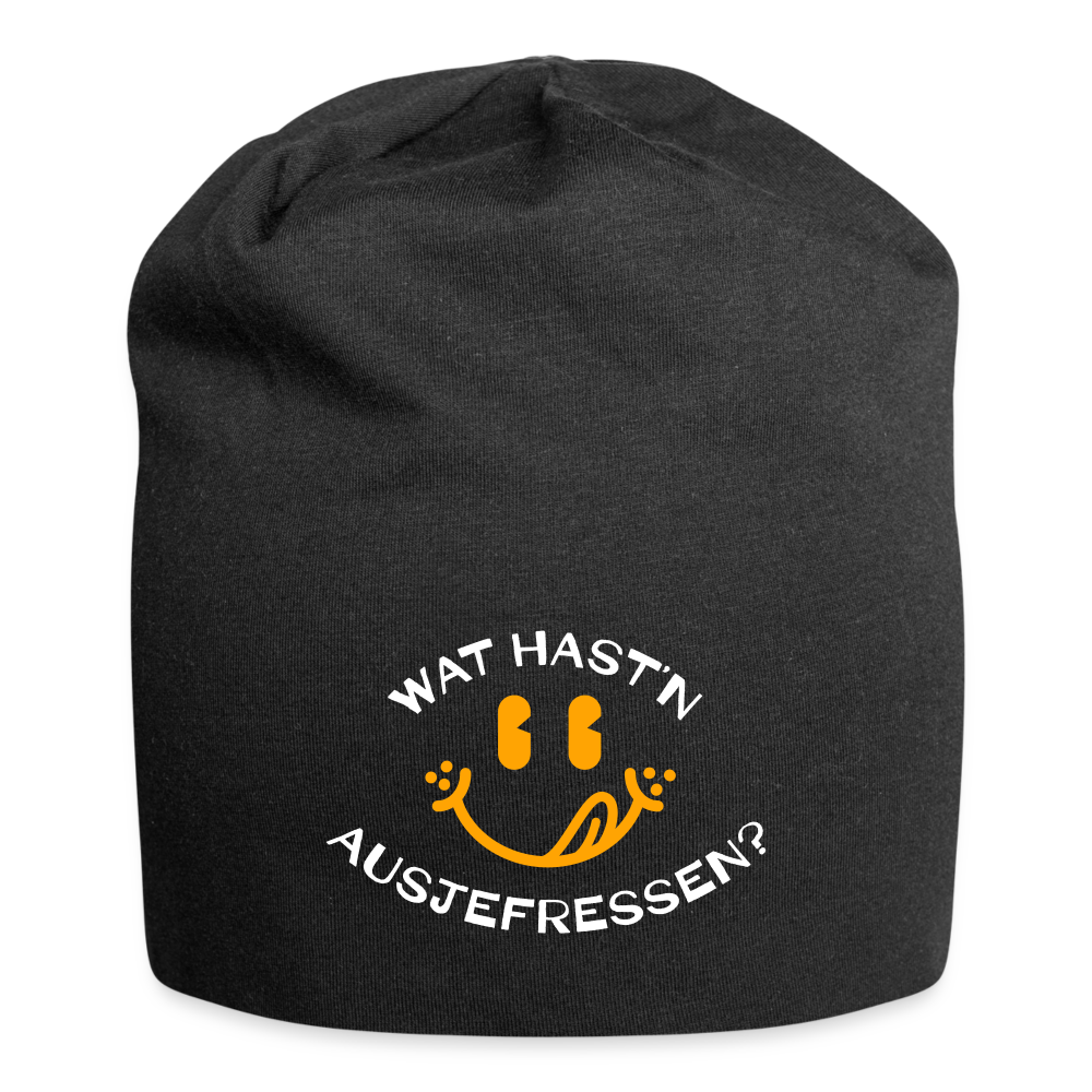 Wat Hast’n Ausjefressen - Jersey Beanie - Schwarz