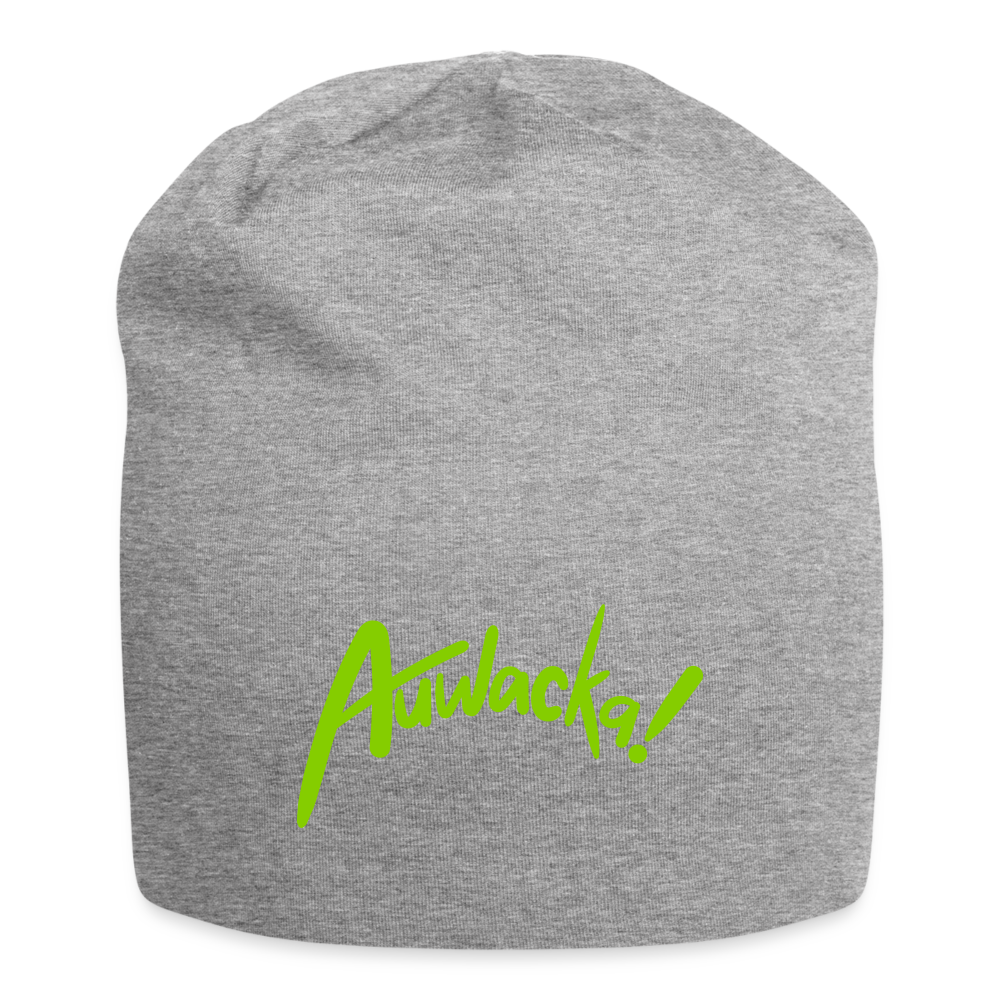 Auwacka! - Jersey Beanie - Grau meliert