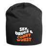 Sex, Drucks & Currywurst - Jersey Beanie - Schwarz