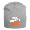 Sex, Drucks & Currywurst - Jersey Beanie - Grau meliert