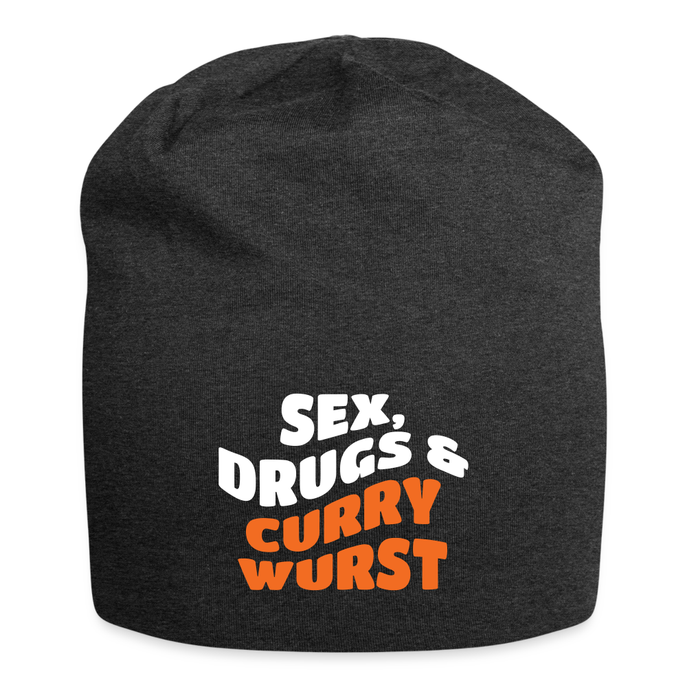 Sex, Drucks & Currywurst - Jersey Beanie - Anthrazit