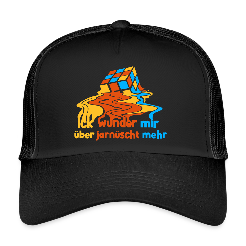 Ick Wunder Mir - Snapback Cap - Schwarz/Schwarz