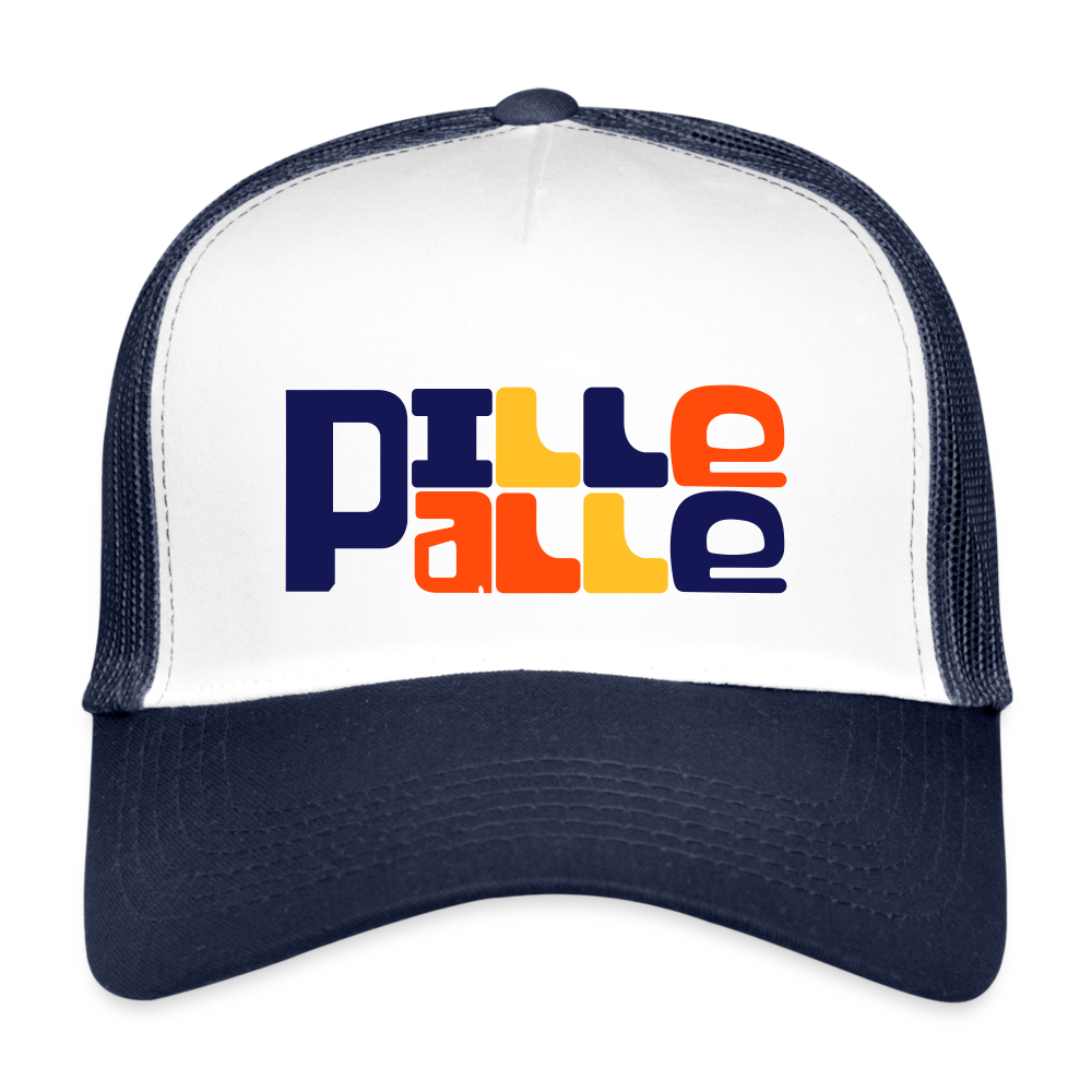 Pille Palle! - Trucker Cap - Weiß/Navy