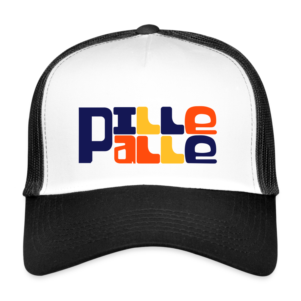 Pille Palle! - Trucker Cap - Weiß/Schwarz
