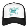 Faxen Dicke! - Trucker Cap - Weiß/Schwarz