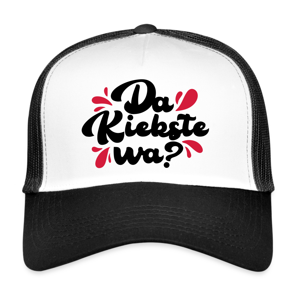 Kiekste - Trucker Cap - Weiß/Schwarz