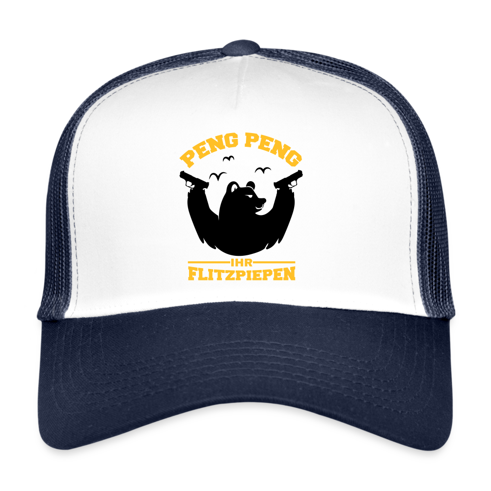 Peng Peng - Trucker Cap - Weiß/Navy