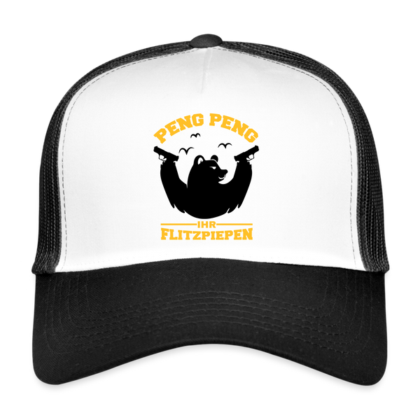 Peng Peng - Trucker Cap - Weiß/Schwarz