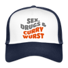 Sex, Drucks & Currywurst - Trucker Cap - Weiß/Navy