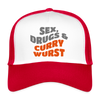 Sex, Drucks & Currywurst - Trucker Cap - Weiß/Rot