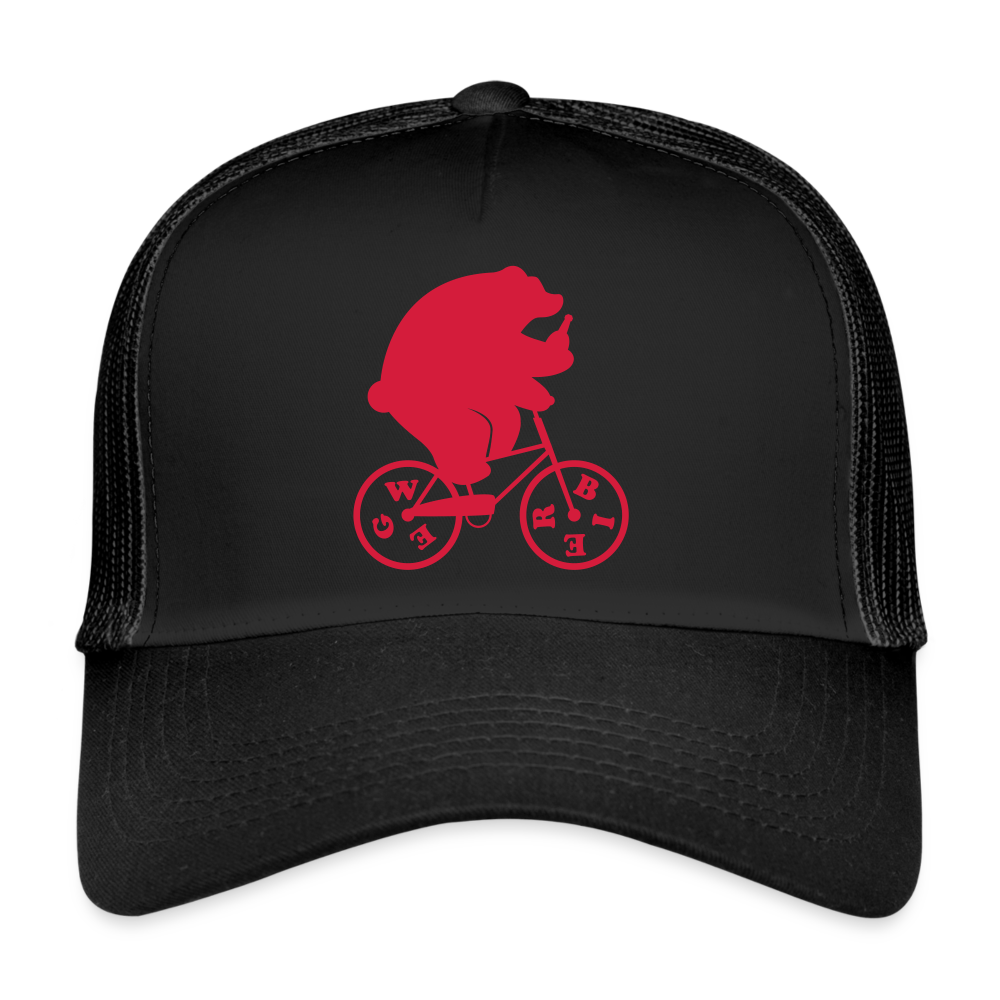 Wegbier Berlin - Trucker Cap - Schwarz/Schwarz